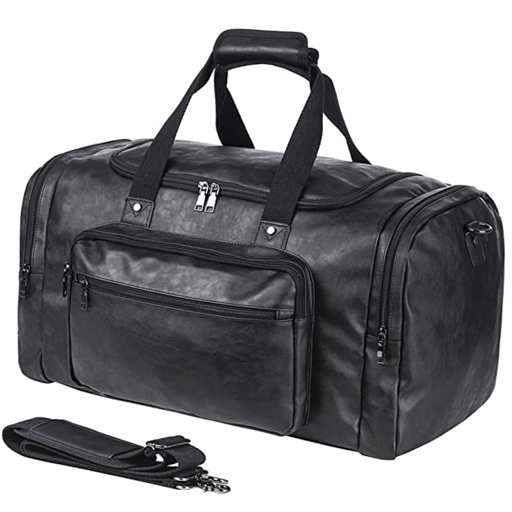 NEW! Leather Ashpel Weekender Travel Tote